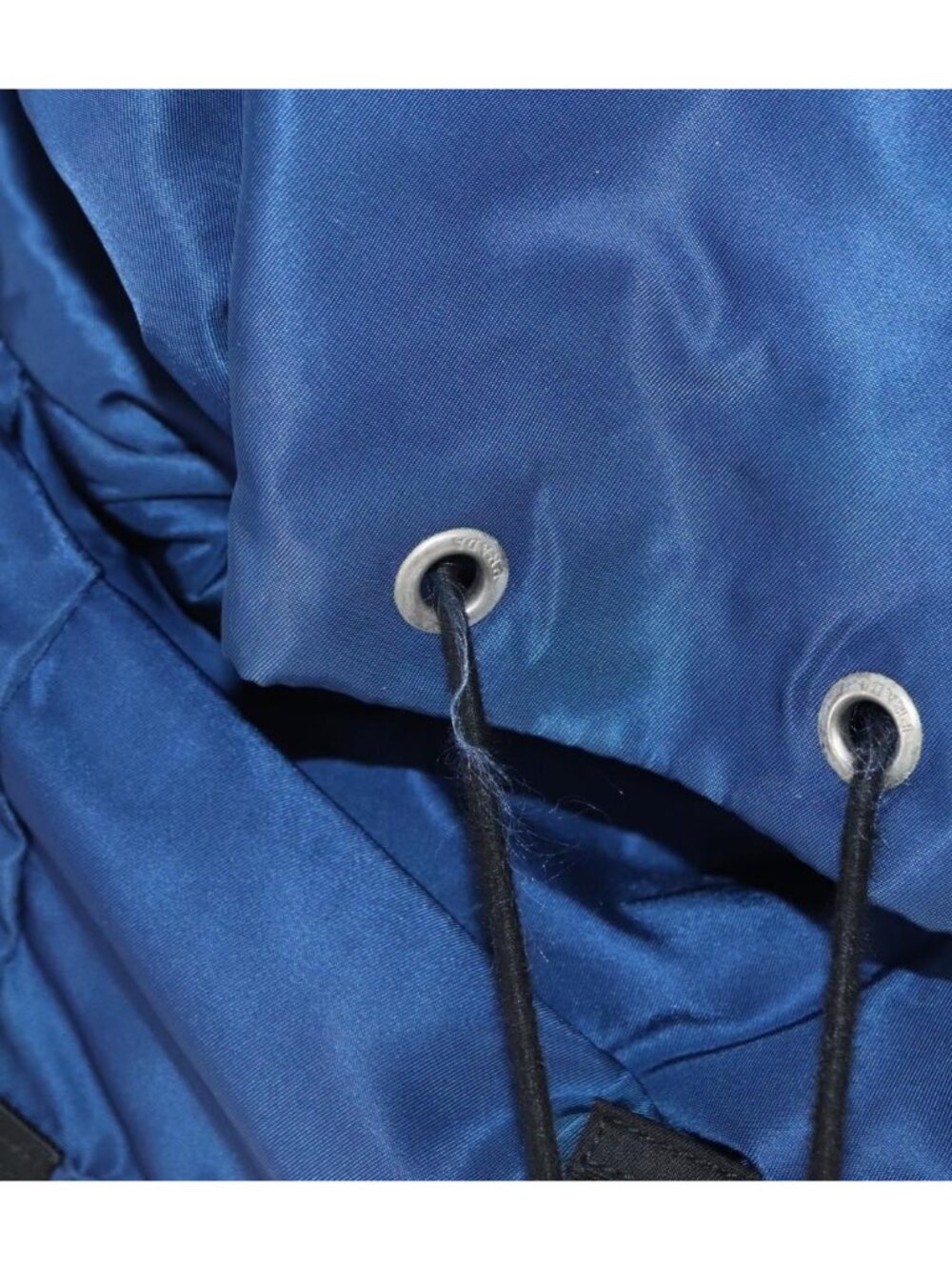 PRADA Backpack Nylon Blue Silver - Picture 8 of 16